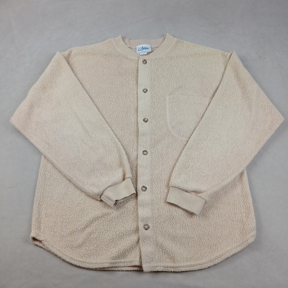 Artisans Sunschein Designs Large Womens Sweater 22x26 Cozy Fleece FLAWS